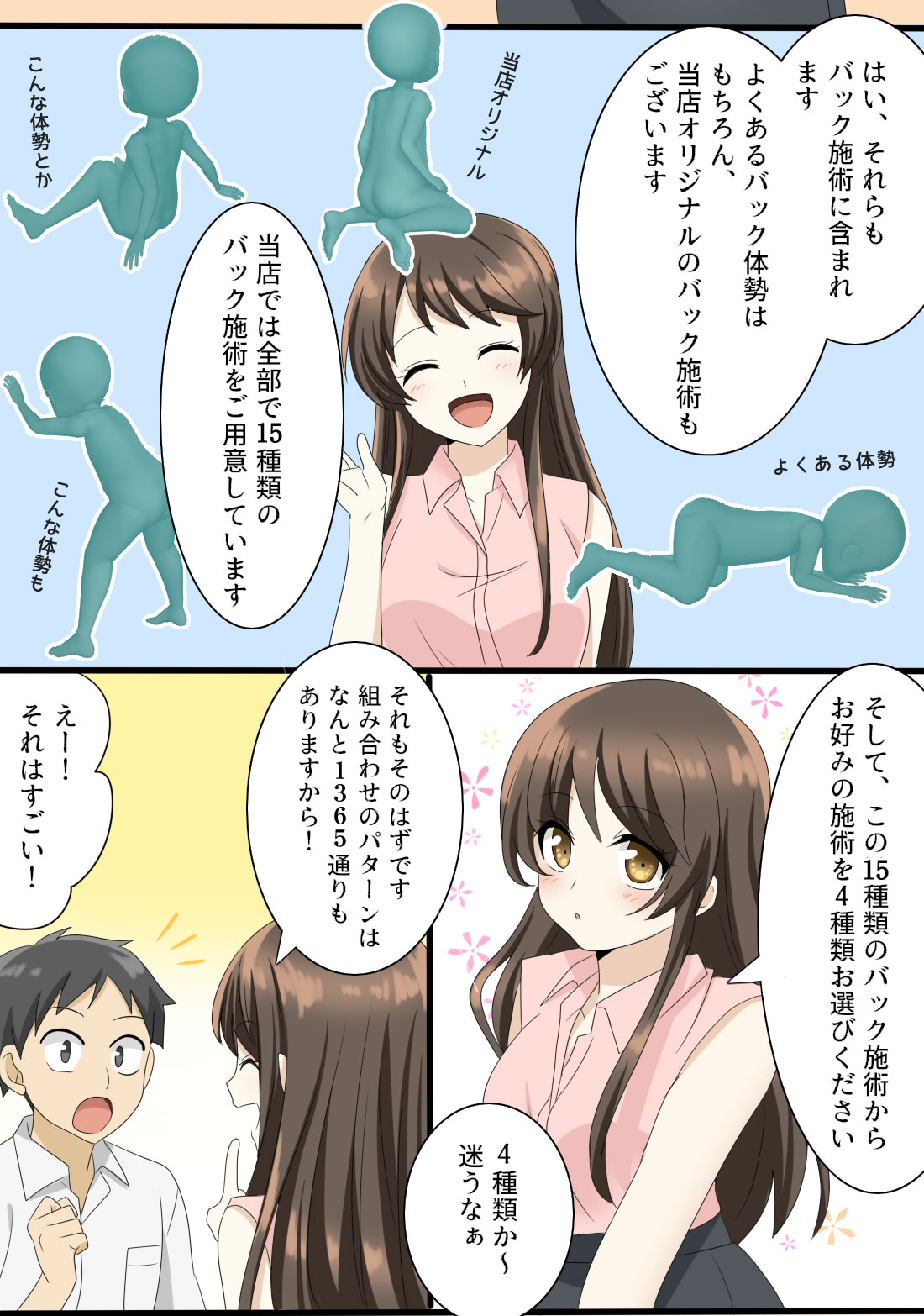 エステバックスの施術の解説漫画その3