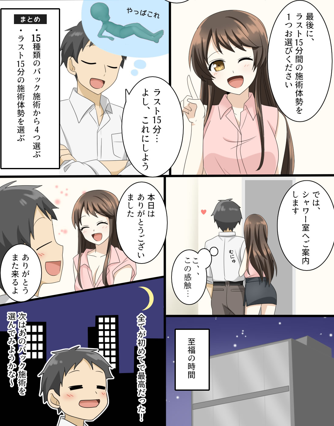 エステバックスの施術の解説漫画その4